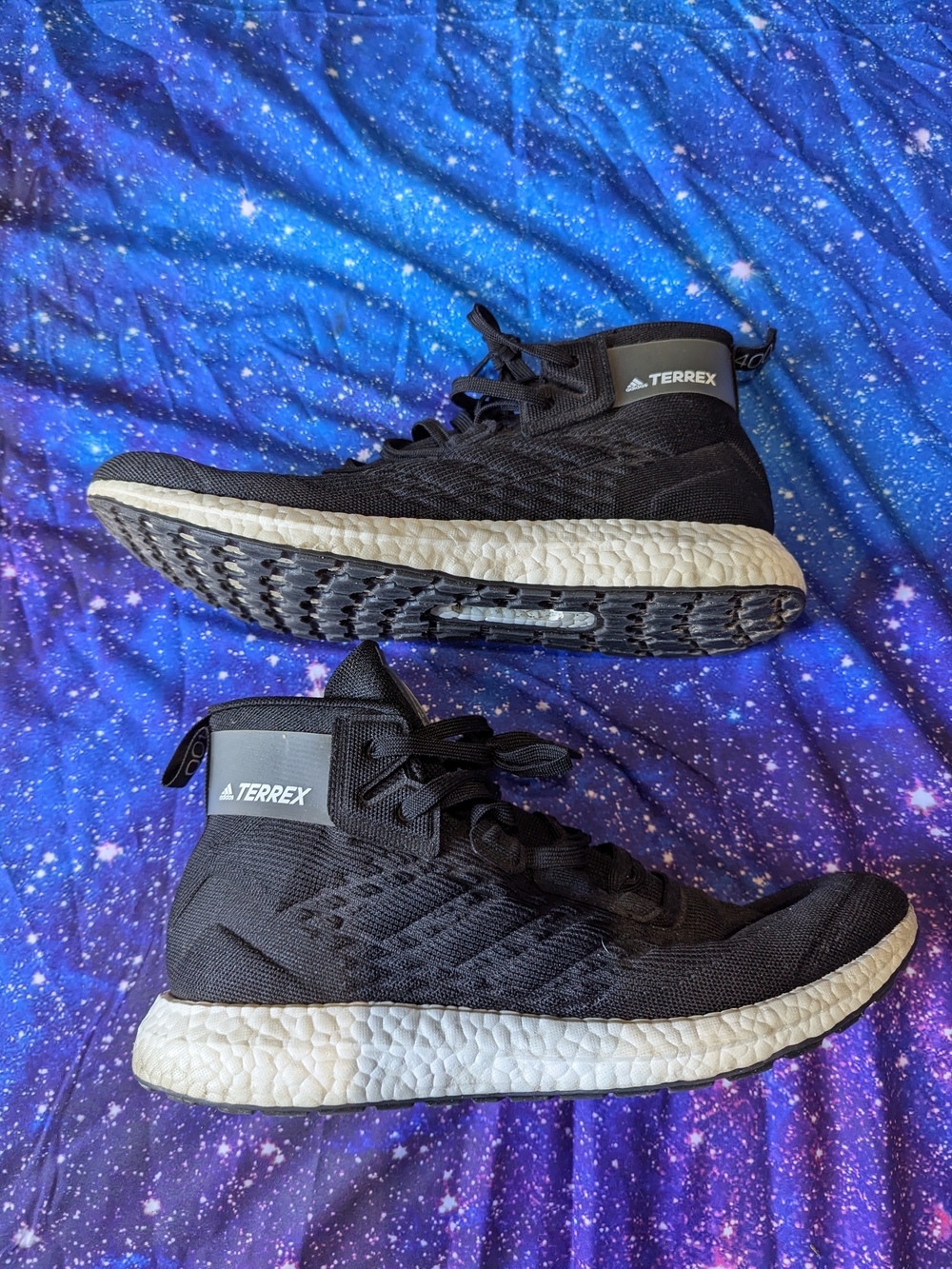 Adidas Ultraboost Free hiker made to be remade  black sneakers 11.5